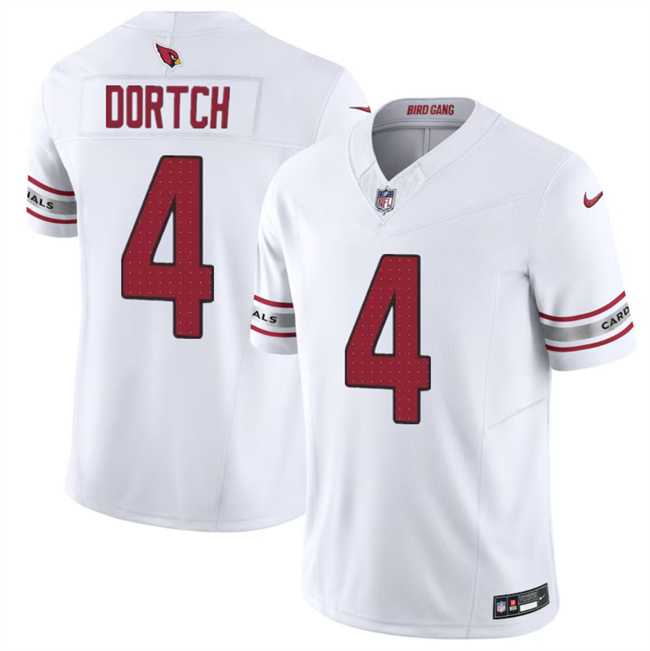 Men & Women & Youth Arizona Cardinals #4 Greg Dortch White 2024 F.U.S.E. Vapor Untouchable Limited Stitched Jersey Dzhi